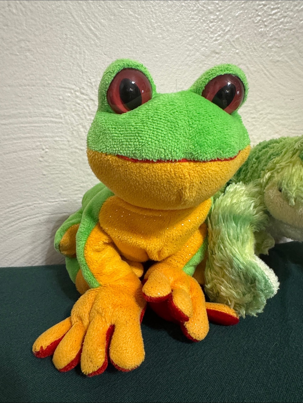 GANZ Green and Yellow Plush Frog Duo - Picture 3 of 13